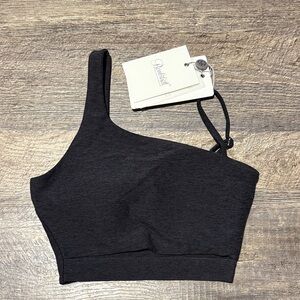 Black One-Shoulder Bralette size S